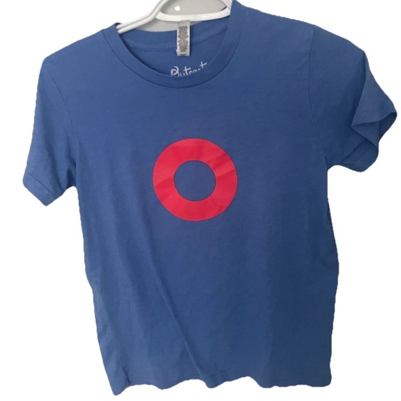Phish Donut LOGO Blue t-shirt by Outcasty, Youth Large, NEW - Picture 1 of 6